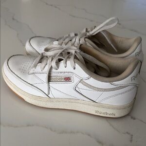 Reebok Classic White Leather Sneakers